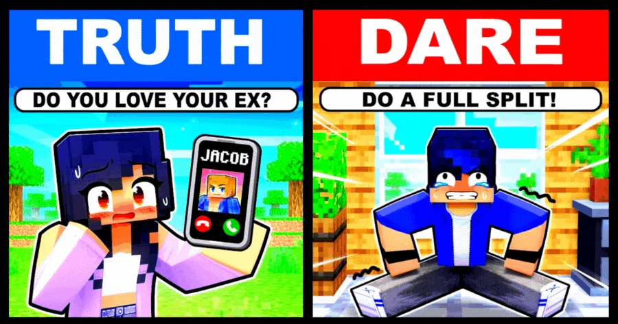 Minecraft But INTENSE TRUTH OR DARE… Challenge Accepted!